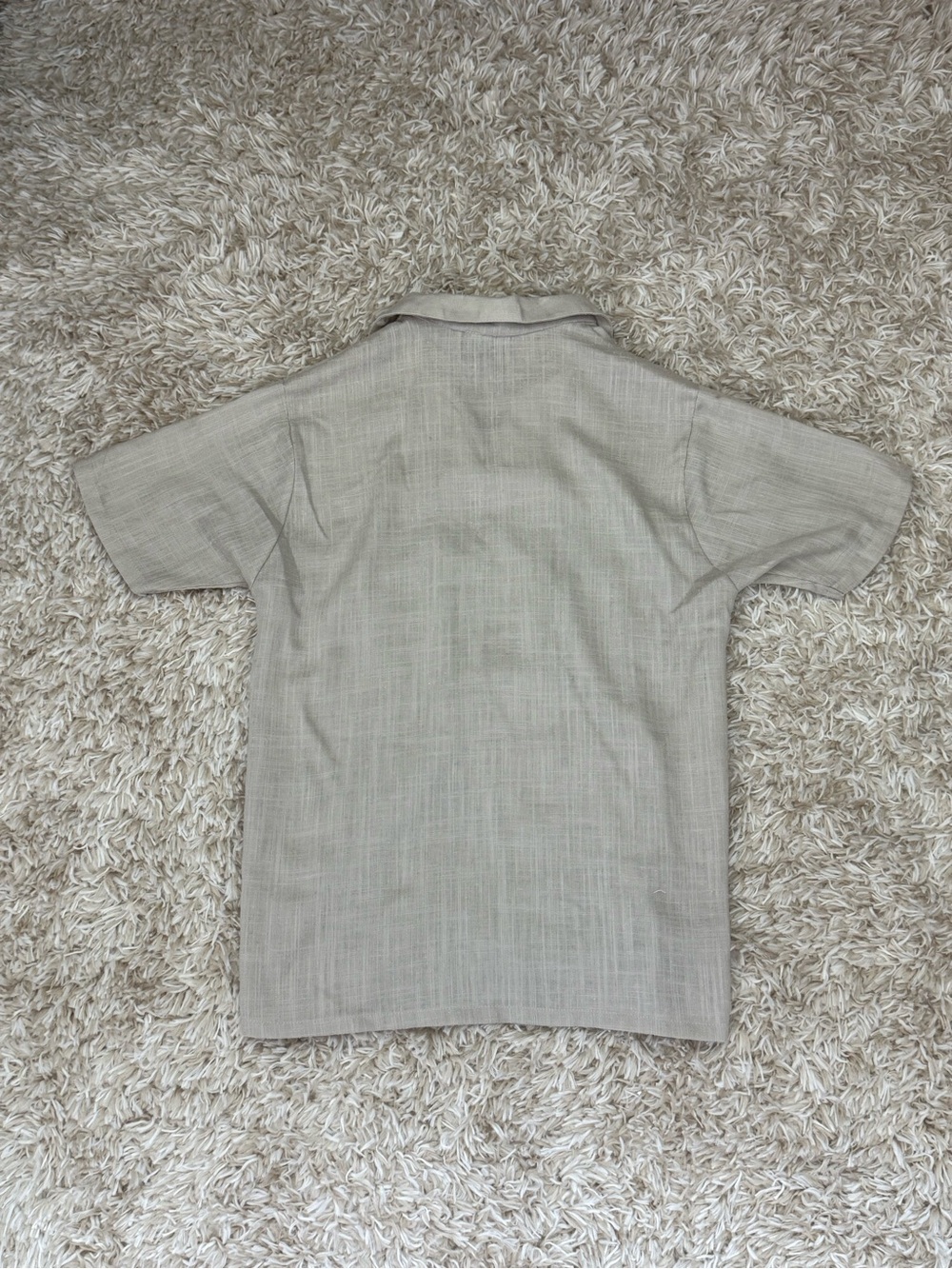 Men's European Short-Sleeve Cuban Collar Shirt - Picture 2 of 4